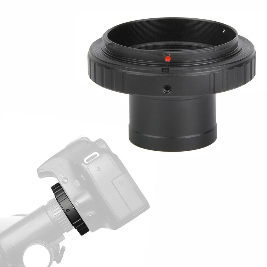 Sony/Minolta AF-Mount Kamera-Adapterring aus Aluminiumlegierung T2-AF 1,25 Zoll in Schwarz - Bild 2