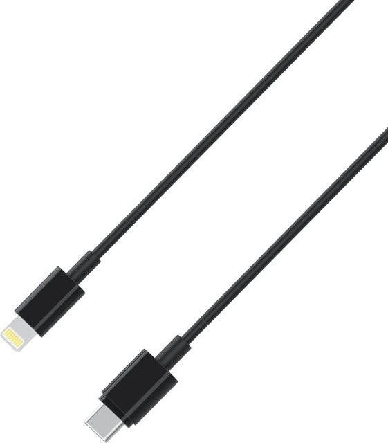 XLayer USB-C auf Lightning Kabel MFi-zertifiziert Schwarz 1 m - Bild 1