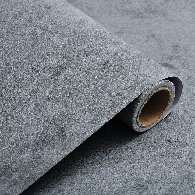 Selbstklebende PVC-Bodenaufkleber von FOGZUVR in Grau, wasserdicht und rutschfest im modernen europäischen Stil für Badezimmer und Küche - Bild 1