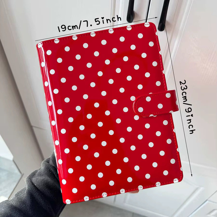 Sharkbang A5 Polka Dot Idol-Fotokarten-Sammelalbum aus PU-Leder zum Organisieren deiner Fotokarten - Bild 2