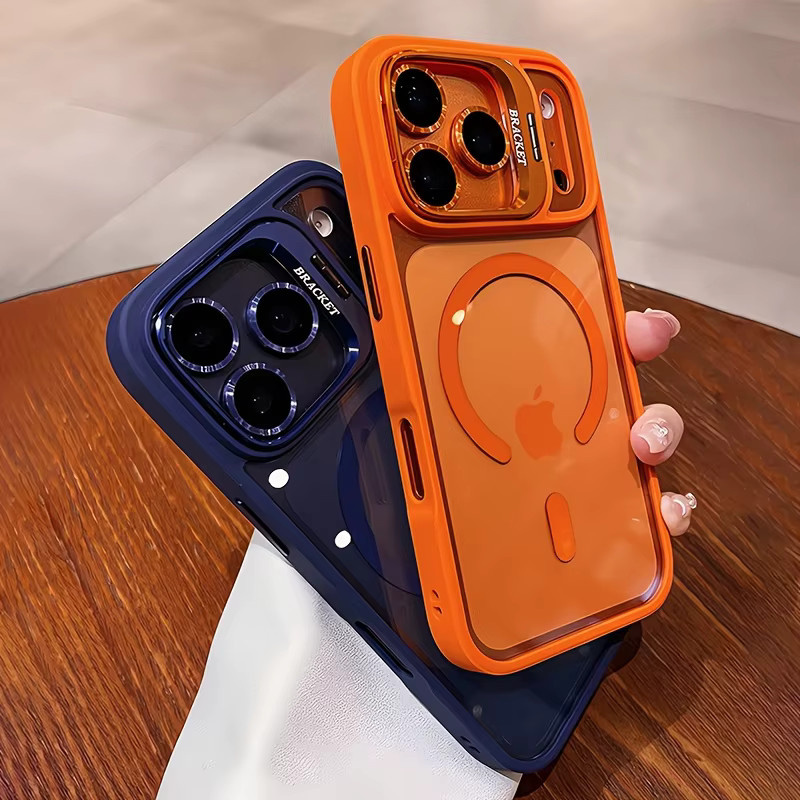 Transparente MagSafe Magnetische Schutzhülle mit Objektivschutz für Apple iPhone 12 bis 17 Pro Max und Plus Modelle - Bild 2