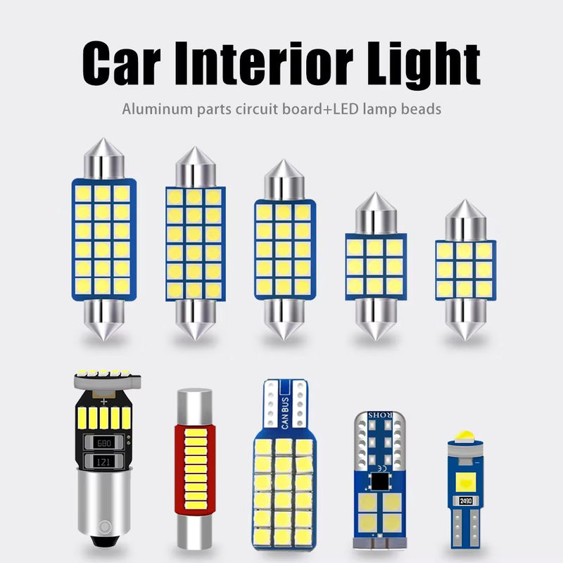 Innenraum-Beleuchtungsset für Volkswagen VW Tiguan 2 5N MK1 MK2 2009-2020 inklusive Leselampen, Schminkspiegel-Leuchten und Handschuhfach-Zierleuchten - Bild 3