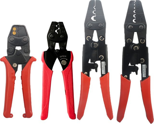 LUBAN Crimpzange im japanischen Stil für Terminal-Crimp Ratschen-Crimpwerkzeug, Schwarz - Bild 1