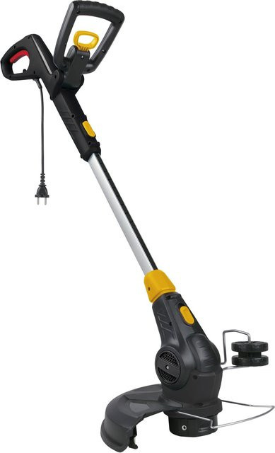 Texas Elektro-Trimmer Pro Trim 100 mit teleskopierbarem Stiel, Kantenschneidrädern und Pflanzenschutzbügel - Bild 1