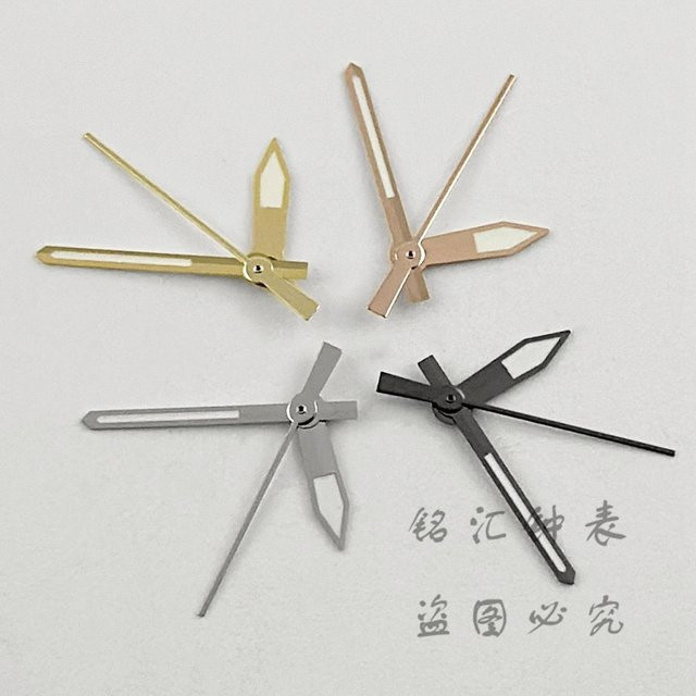 LIYAN Uhrzeiger, Silber Gun Gold, Gold - Bild 1