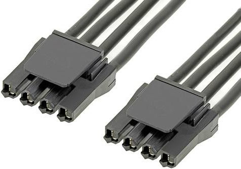 Molex Buchsengehäuse-Kabel 4-polig in Schwarz 2160101041 Bulk - Bild 1