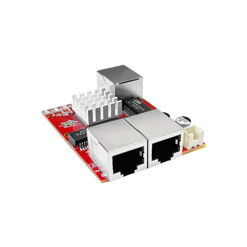 HICOMDATA Gigabit Ethernet Switch PCBA Modul mit 3 oder 5 Ports, 10/100/1000Mbps, 9-57V DC Weitbereichseingang für eingebettete Systeme - Bild 6