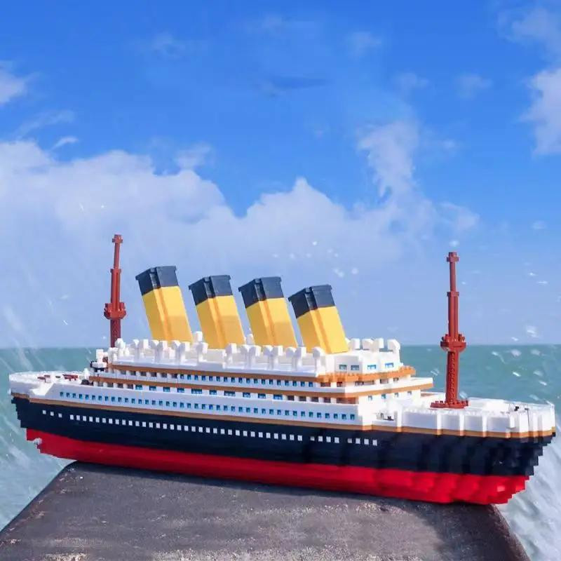 Linyi toy Titanic Schiff Bausatz ab 14 Jahren - Bild 5