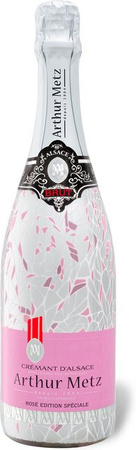 Arthur Metz Crémant d'Alsace AOP Rosé Edition Spéciale brut Schaumwein 0,75 l