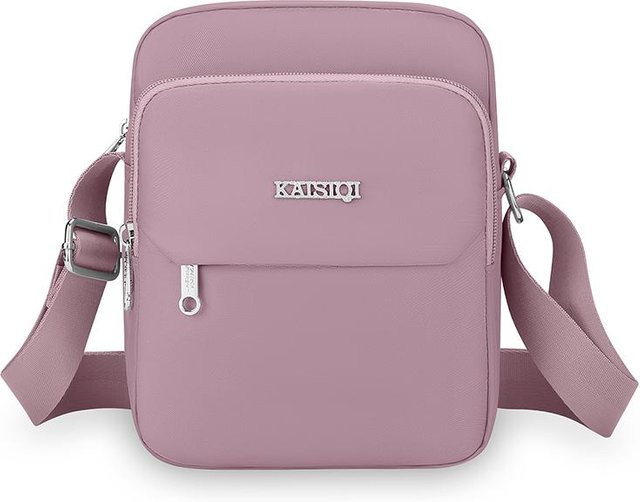 Schultertasche Damen, violett, 17cm x 9cm x 21cm - Bild 1