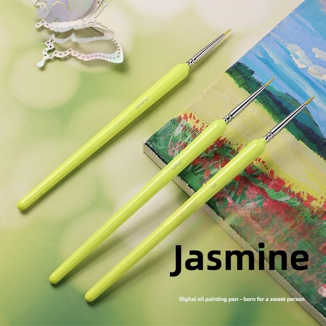 Jowoart 3er Set DIY Malpinsel für Acryl Aquarell und Ölgemälde für Studenten und Kunstschüler - Bild 1