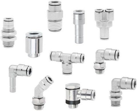 IMI Norgren Drosselrückschlagventil 10K510628 in Silber - Bild 1