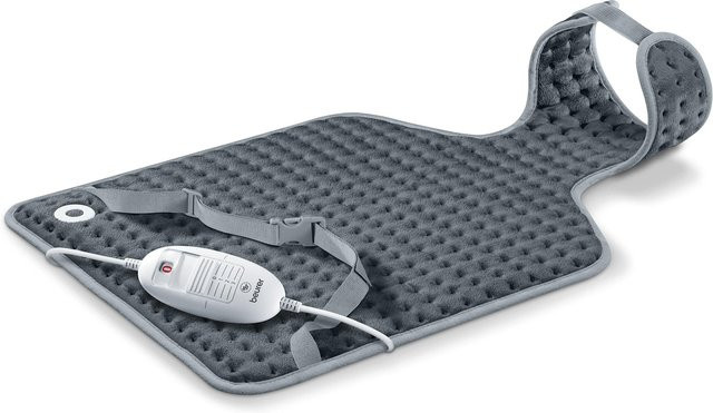 Beurer HK 53 Cosy Rücken- und Nacken-Heizkissen in Grau mit abnehmbarem Bezug und Abschaltautomatik - Bild 1