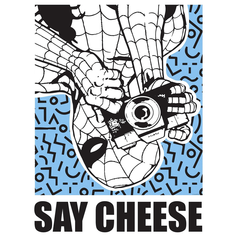 Komar Wandbild Marvel Spider-Man Say Cheese Blau B: 30 cm, H: 40 cm - Bild 2
