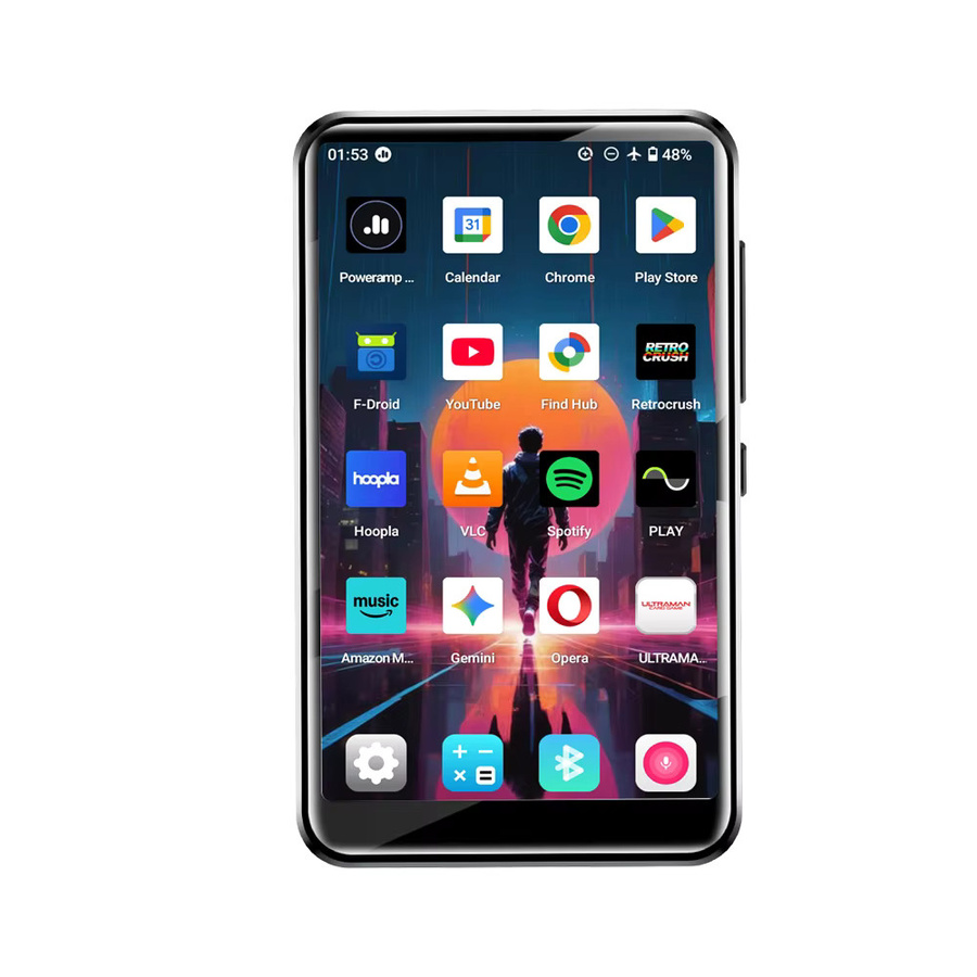 Famue Android 10 MP3/MP4-Player mit 4 Zoll Display in Schwarz mit Bluetooth und WLAN für Spotify, Audible und Deezer HiFi - Bild 6