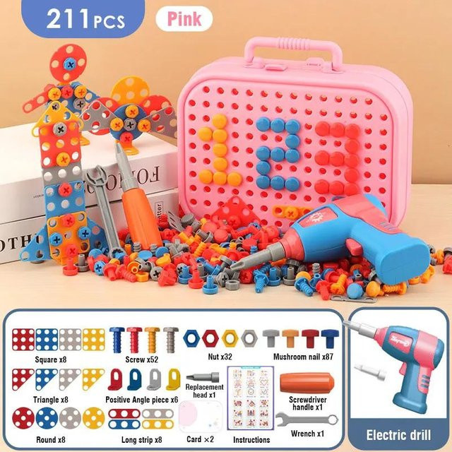 Linyi toy car, Einsteckbausteine Spielzeug - Bild 1