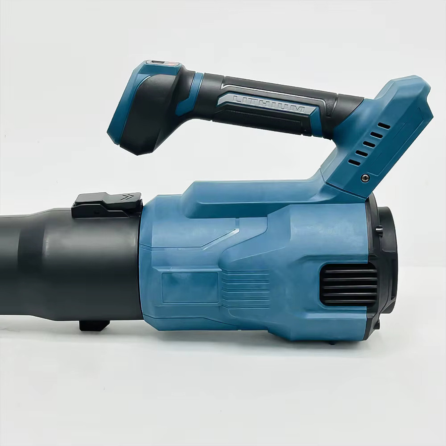 Podofo Kabelloser Bürstenloser Laubbläser in Blau für Makita LXT 18V Akku mit 580 CFM, 190 MPH und 3 Geschwindigkeiten inklusive Düsen - Bild 6