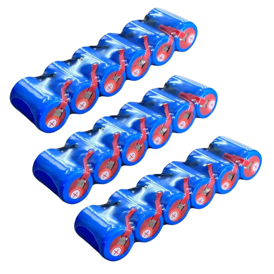 Aimjin Ni-MH Akku Sub C, 1,2 V 2800 mAh, Blau, mit Schweißlaschen - Bild 2