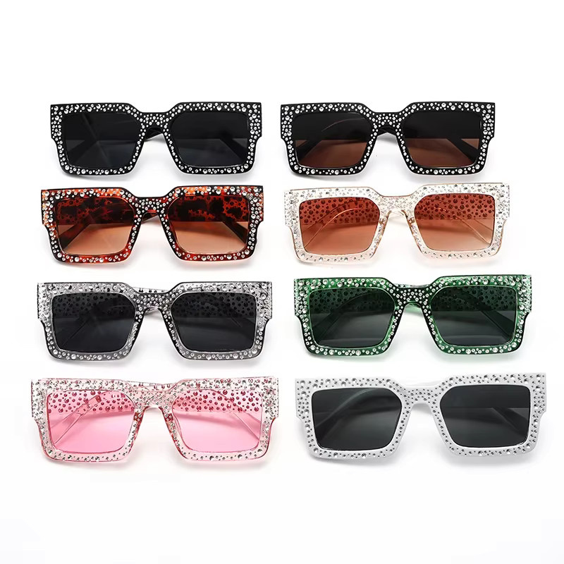 Rexxar Sonnenbrille, Square, Unisex, Vollrand, Schwarz, Kunststoff - Bild 5