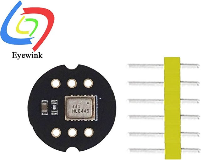 EYEWINK INMP441 Omnidirektionales MEMS Mikrofonmodul mit I2S-Schnittstelle in Schwarz - Bild 1