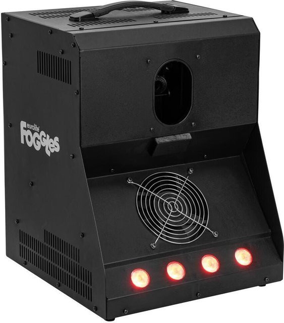 Eurolite Foggles Seifenblasen- und Nebelmaschine mit DMX, 600W RGB-UV LED, Schwarz, 1,2 l Tanks - Bild 1