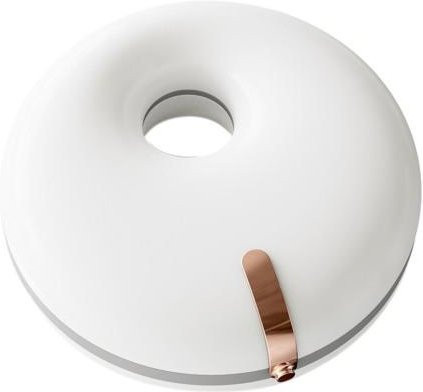 Donut Retainer-Etui mit Haken und Reinigungsbürste, weiß - Bild 1