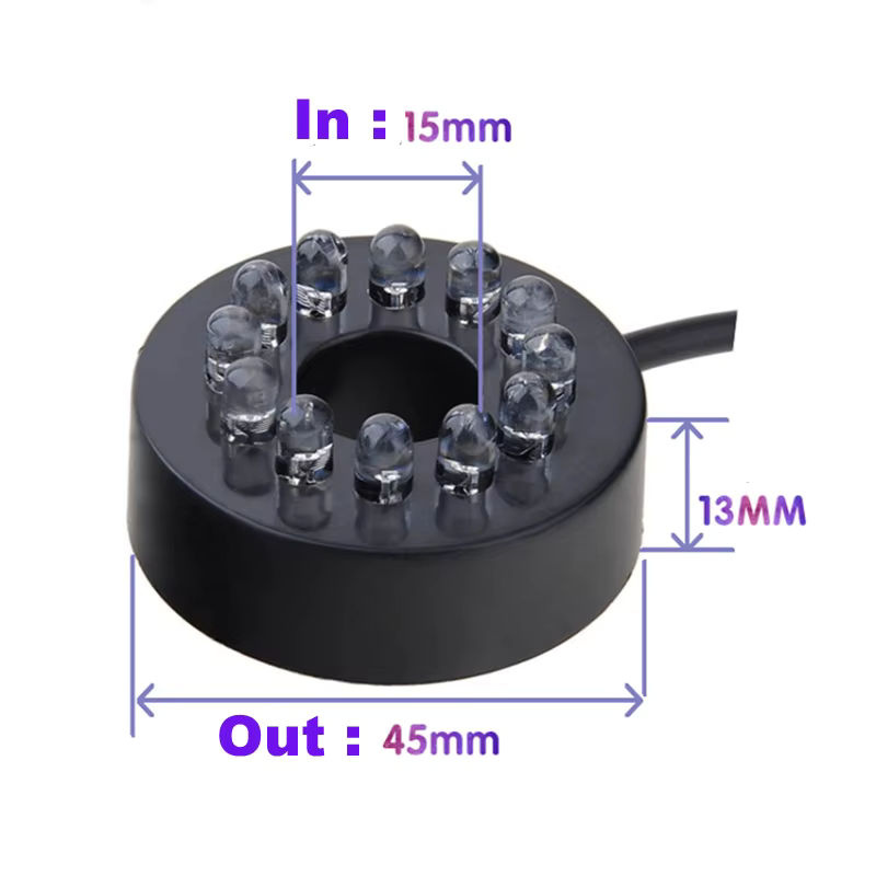MEMEOKON LED Aquarium Licht Ring in Weiß und Multicolour für Unterwasser-Beleuchtung in Aquarium und Schwimmbad - Bild 4