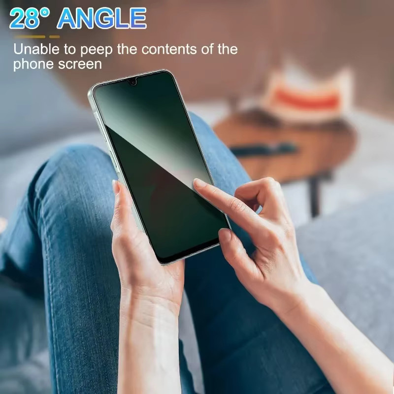 2er-Pack Privatsphäre-Displayschutz aus gehärtetem Glas für Samsung Galaxy A13 A16 A06 A26 A36 A56 A05 A55 A25 A35 A15 - Bild 3