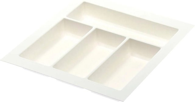 Agoform Besteckeinsatz Classico aus Kunststoff in Weiß, B/T/H: 44,0 x 39,0 x 5,05 cm, kürzbar - Bild 1