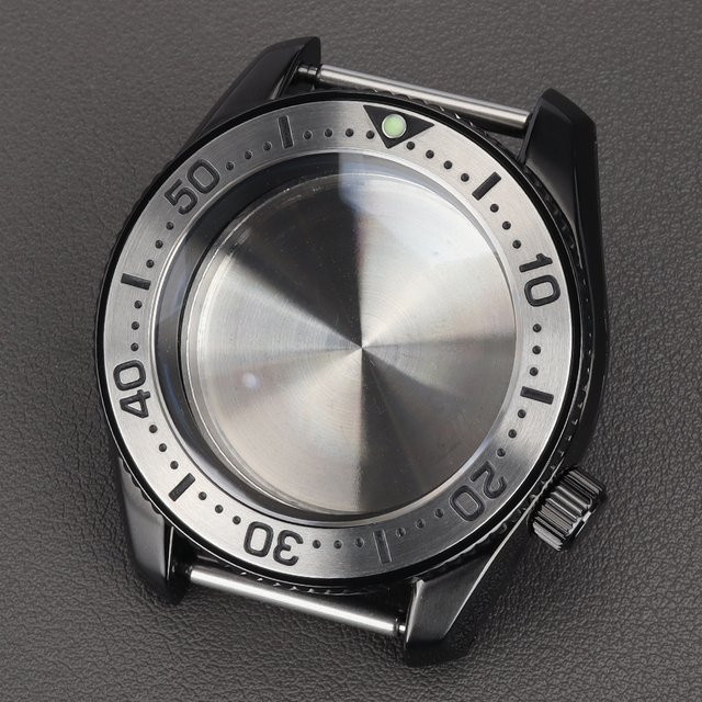 YEJIAOLAN Uhrengehäuse Edelstahl, Silber, 42 mm, Unisex - Bild 1