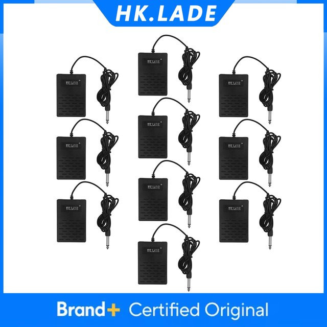 HK.LADE Klavier-Sustain-Pedal aus schwarzem ABS für elektronische Klaviere und Keyboards - Bild 1