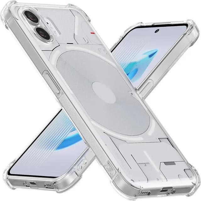 Stoßfeste Airbag Clear Case Silikon-Schutzhülle für Nothing Phone 1, 2, 3, 3A lite und Pro in Transparent - Bild 1