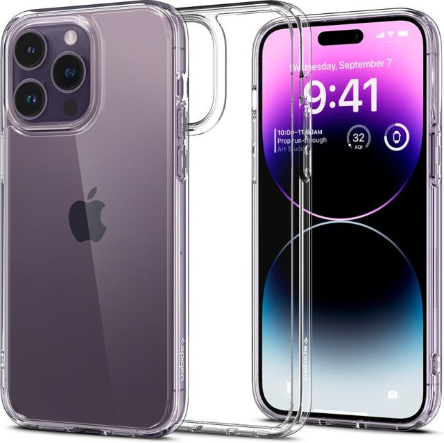 Spigen Ultra Hybrid Schutzhülle für Apple iPhone 14 Pro Max in Transparent - Bild 1