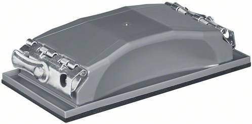Bosch Handschleifklotz aus Kunststoff mit Spannvorrichtung, Farbe: Grau, B: 16,0 cm, T: 8,5 cm - Bild 1