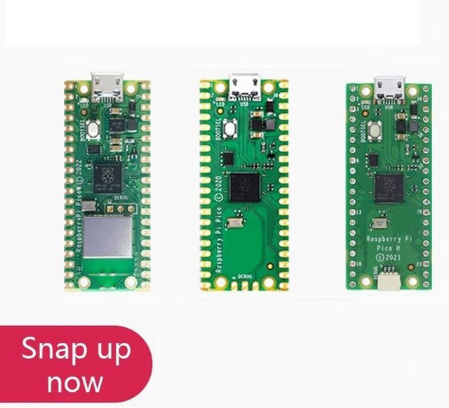 Raspberry Pi Pico Original Entwicklungsboard mit Pin-Header für MicroPython und C++ in Grün - Bild 1