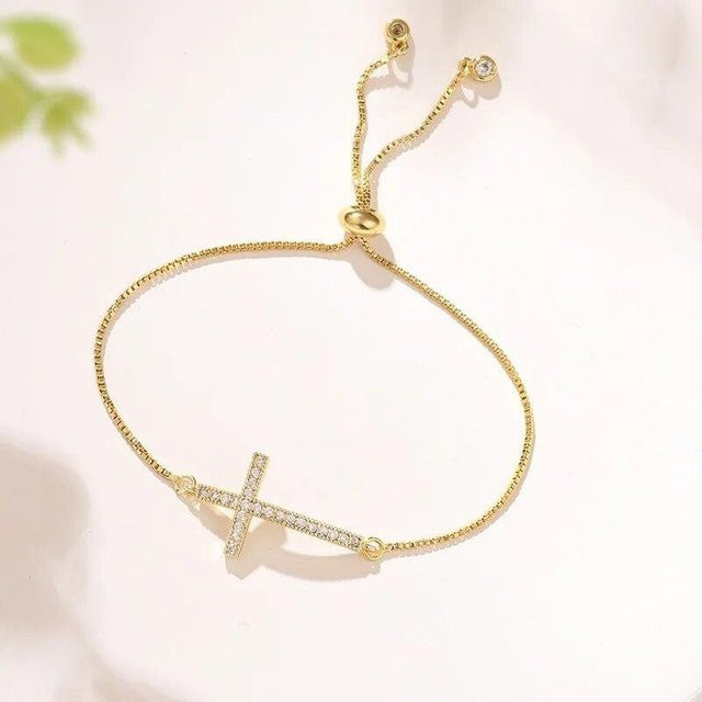 Lucky Star Jewelry Armband, Kupfer, Gold, Zirkonia, Unisex - Bild 1