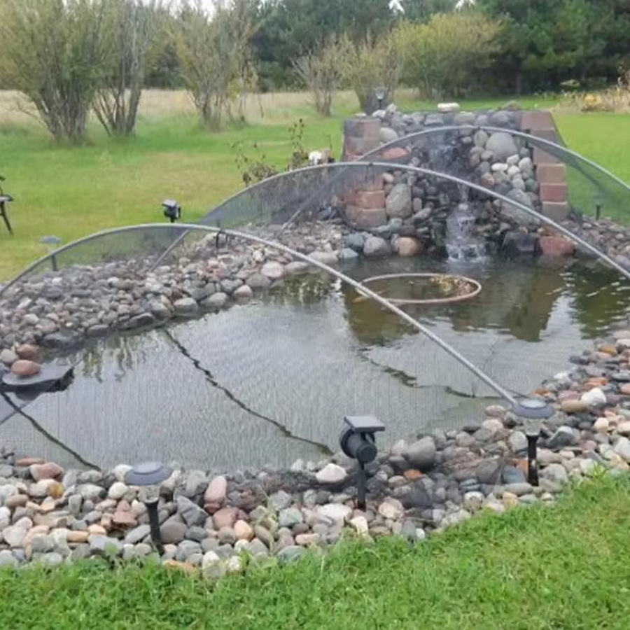 Anti-Vogel-Netz als Teichabdeckung und Schutznetz für Schwimmbecken zur Reinigung von Blättern - Bild 4