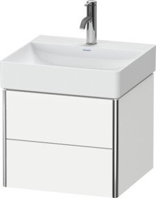Duravit Waschtischunterschrank XSquare in Weiß Matt, B/T/H: 48,4 x 46,0 x 39,7 cm - Bild 1