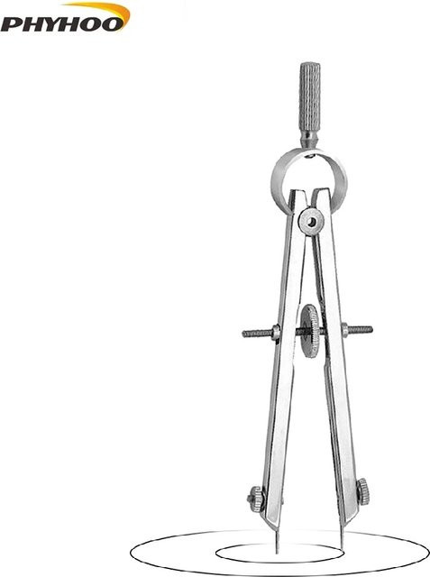 PHYHOO Professionelles Schmuckwerkzeug Set aus Metall in Silber mit Trennwand, Federmessschieber, Kompass und Winkelmesser - Bild 1