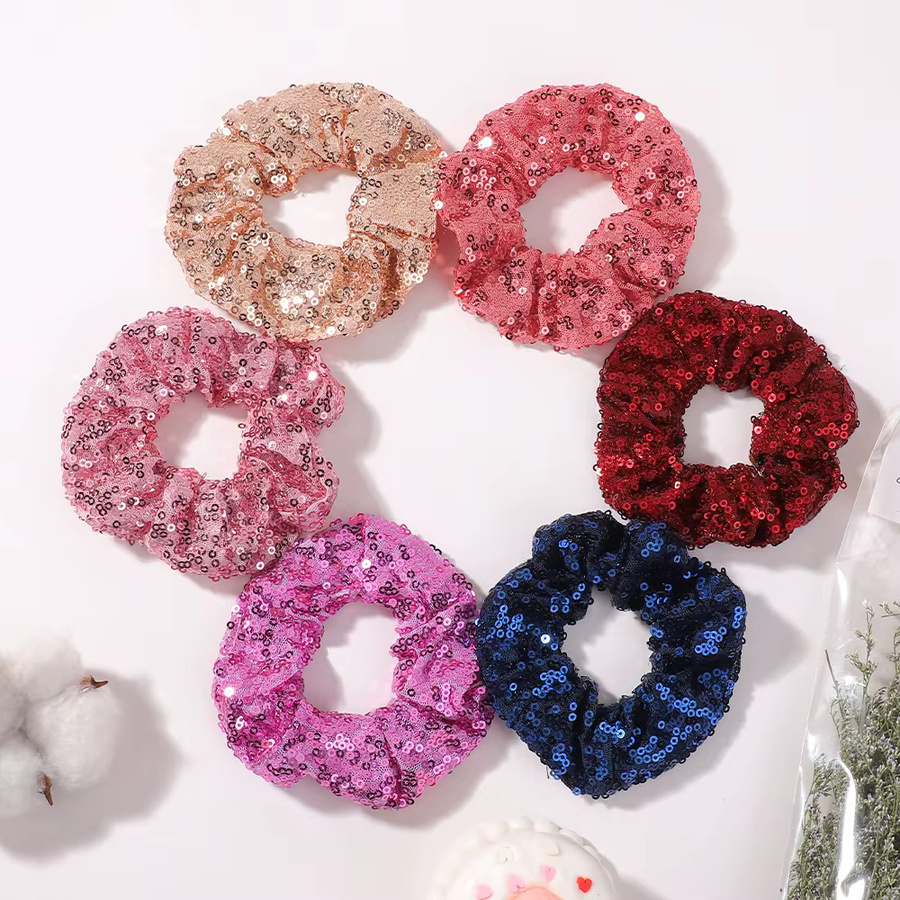 BABY BOWS Haargummis mit Pailletten, 30 Stück, bunt, Kinder - Bild 3