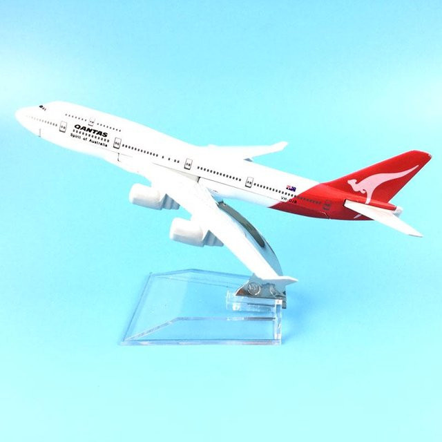Jason Tutu Qantas Boeing 747 Flugzeugmodell, Weiß, ab 14 Jahren - Bild 1