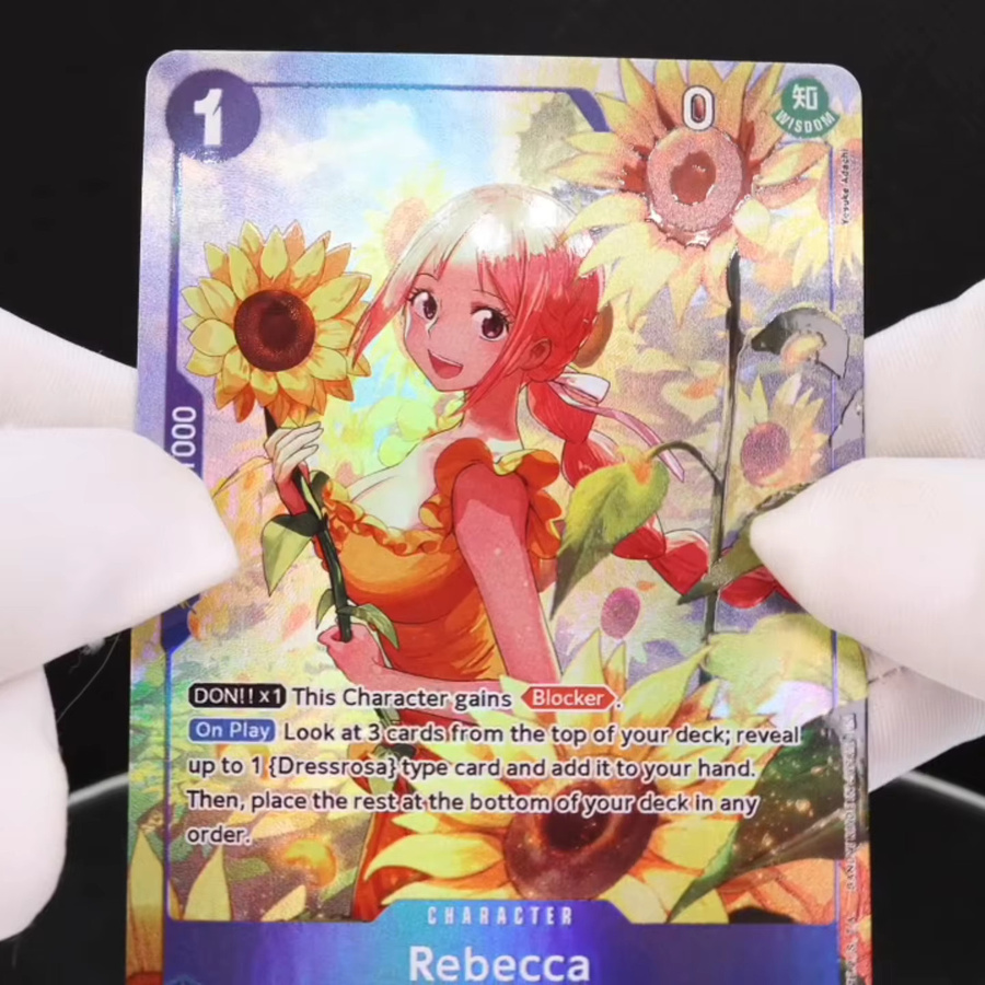 Bandai One Piece Rebecca, Sammelkarten, Englisch, Blau - Bild 2