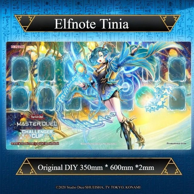 Yu-Gi-Oh! Elfnote Tinia Spielmatte, Gummi, Bunt / Mehrfarbig - Bild 1