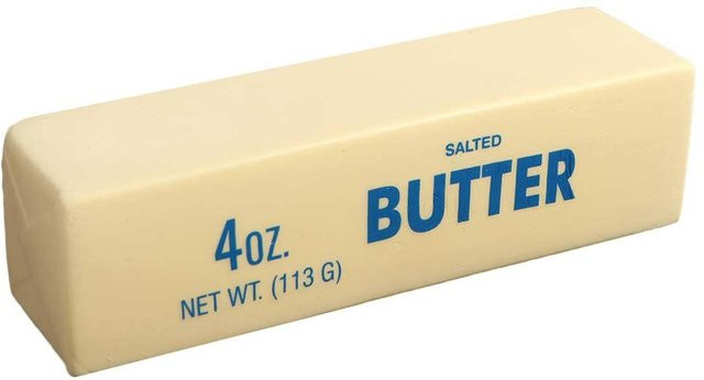 Lustiger Anti-Stress-Butterstiel zum Kneten, Gelb, ab 14 Jahre - Bild 1