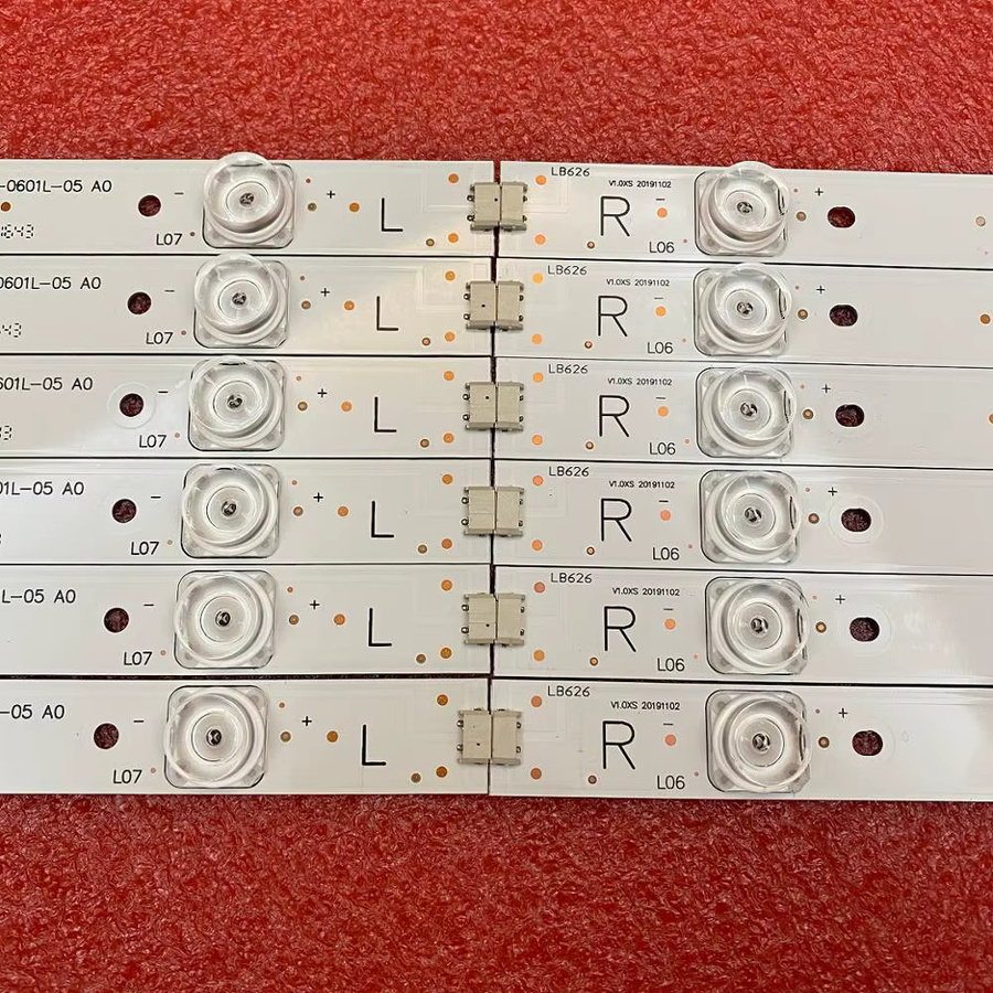 LED Hintergrundbeleuchtung Streifen in Weiß für Sharp LC-55UI7252E LC-55UI8872ES LC-55UI8652E LC-55CUF8472ES LC-55CUG8462K LC-55CUG8461KS SMD LED Strips - Bild 2