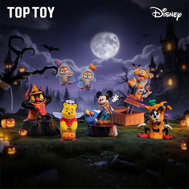 TOPTOY Disney Halloween Magic Night Series, Blindbox-Figur, Ornament - Bild 1