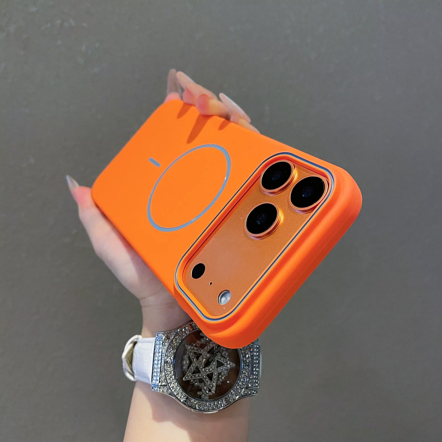 Magnetische Stoßfeste Handyhülle für Apple iPhone 17 16 15 14 13 12 11 Pro Max in Bonbonfarben Multicolor - Bild 3