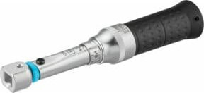 Hazet Drehmomentschlüssel 6280-1CT in Silber mit einem Drehmomentbereich von 2 - 10 Nm und einem 9 x 12 mm Einsteck-Vierkant - Bild 1