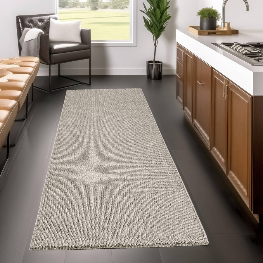 Ayyildiz Teppich LOOM braun beige meliert B/L: 80 x 250 cm - Bild 2