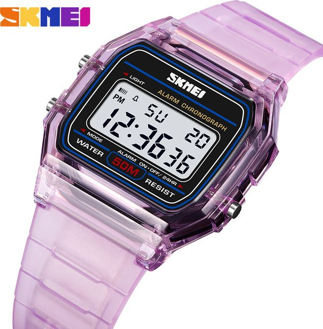 SKMEI Digitaluhr, transparentes Gehäuse, Unisex - Bild 1